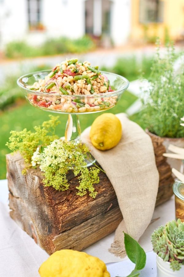 Bohnensalat auf ligurische Art