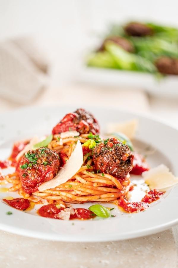 Spaghetti Polpette al sugo