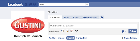 FB Gustini Gustini-Seite auf Facebook