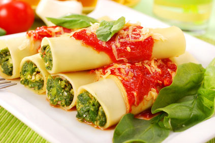 Canelloni mit Spinat – Rezept aus Italien