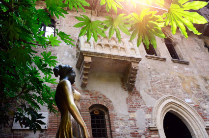verona_casa_di_giulietta Der brühmte Balkon aus <em>Romeo und Julia</em>