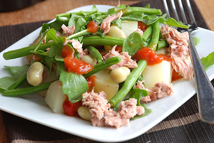 ligurischer_bohnensalat Ligurischer Bohnensalat