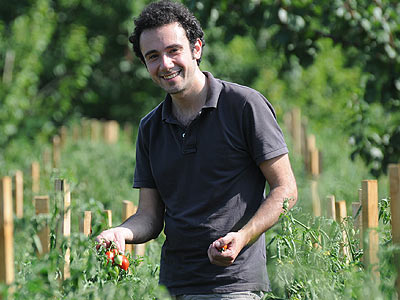 Vesuviani_Aldo Aldo hilft auch bei der Ernte