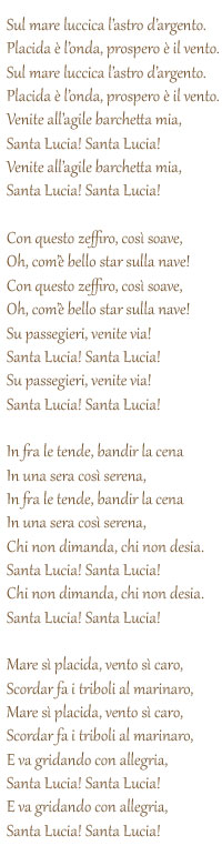 Santa-Lucia-Lyrics Santa Lucia Strophen 1-4