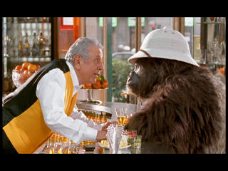 crodino-gorilla Der Gorilla und Dino, der Barkeeper