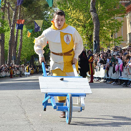 Beim Palio della rana