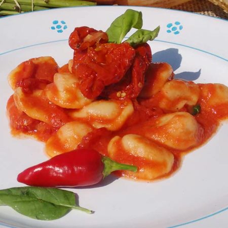 Orecchiette mit Sugo di Pomodori essiccati al Sole