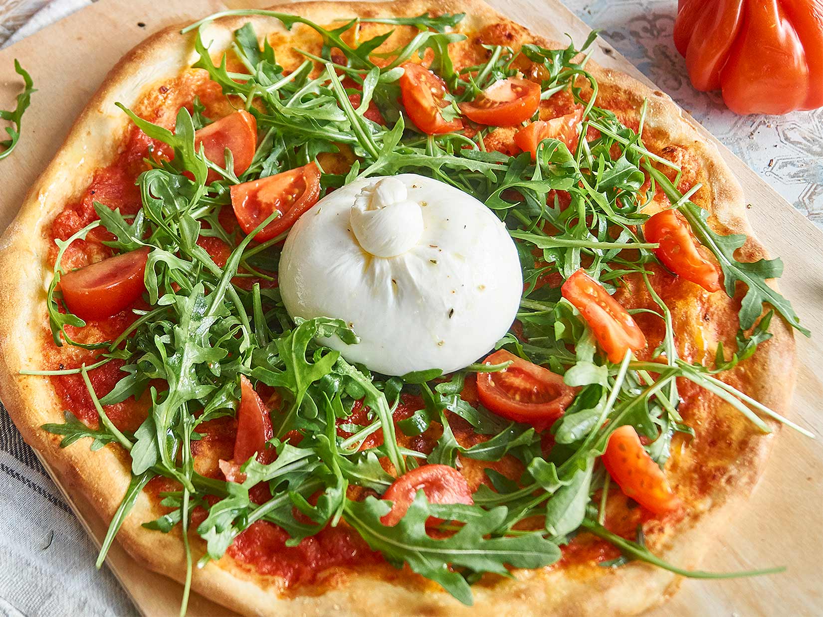 Burrata Pizza – alla Margherita