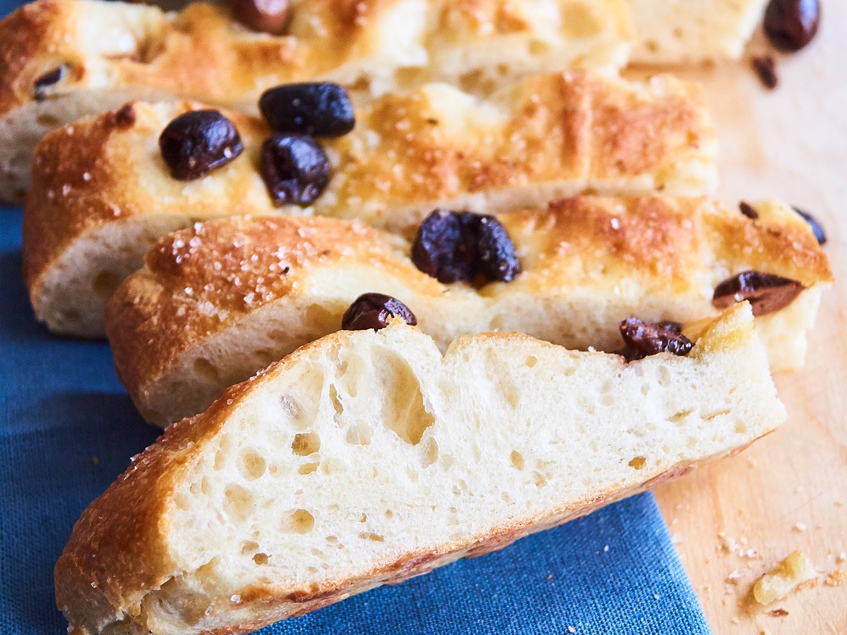 Oliven Focaccia – Italienisches Rezept