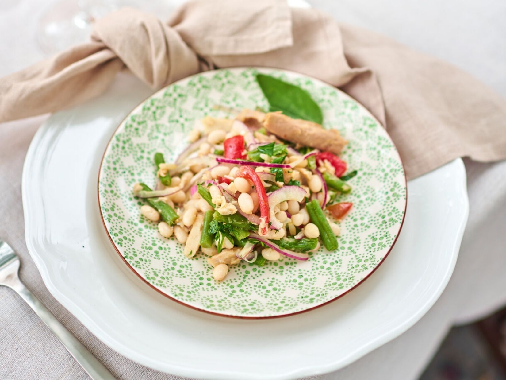 Bohnensalat mit Thunfisch - italienisches Rezept - Gustinis Feinkost Blog