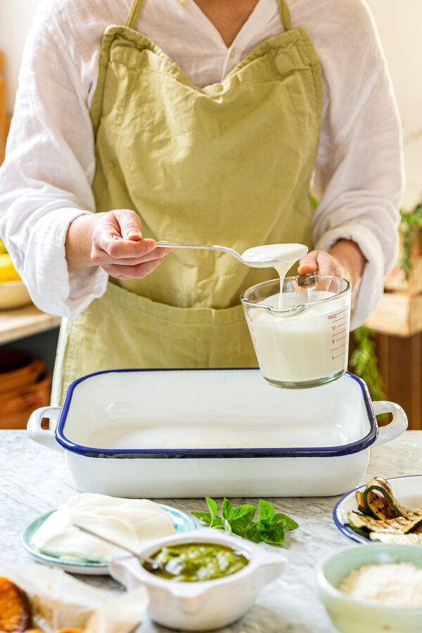 Vegetarische Lasagne mit Pesto - Gustinis Feinkost Blog