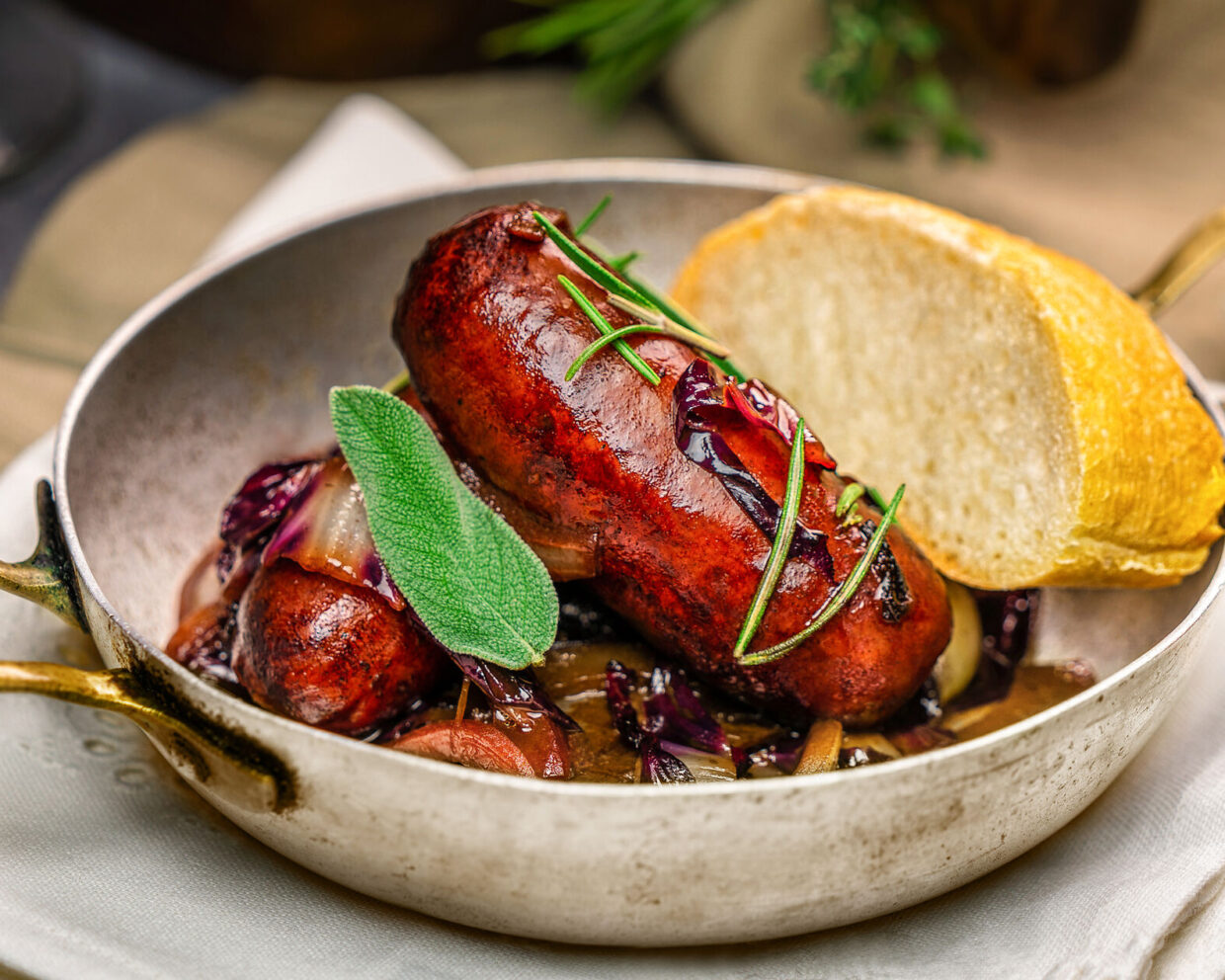 Salsiccia al Vino Rosso Rezept