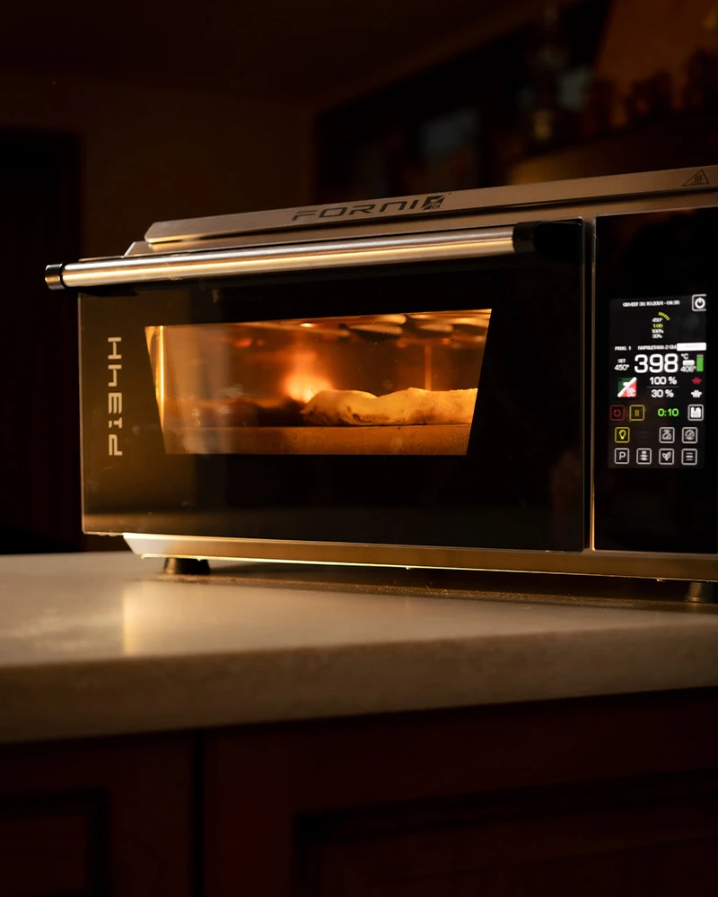 EffeUno P134H 509E Extra Power - Pizzaofen elektrisch – mit passenden Accessoires arrangiert