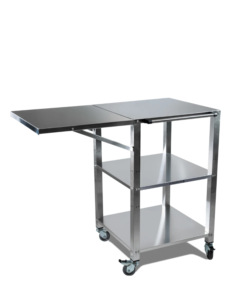 Effeuno - Pizzaofen Wagen CR55 – mit passenden Accessoires arrangiert