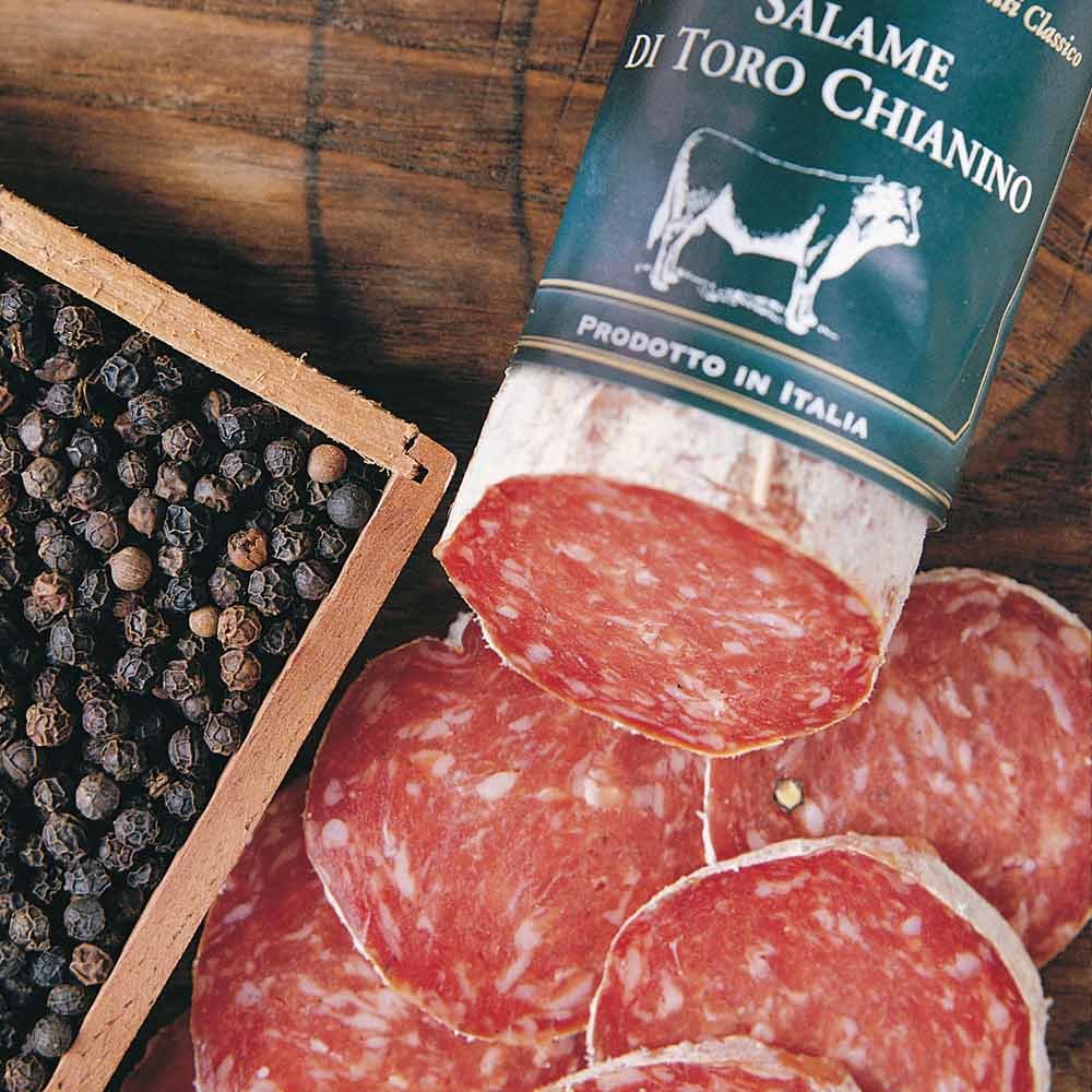 Rindersalami vom Toskana-Stier