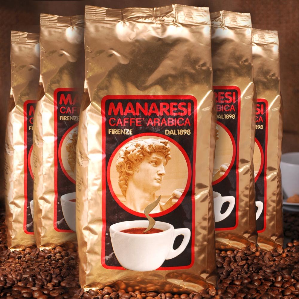 Manaresi Espresso Miscela Oro, Bohnen 5x1kg