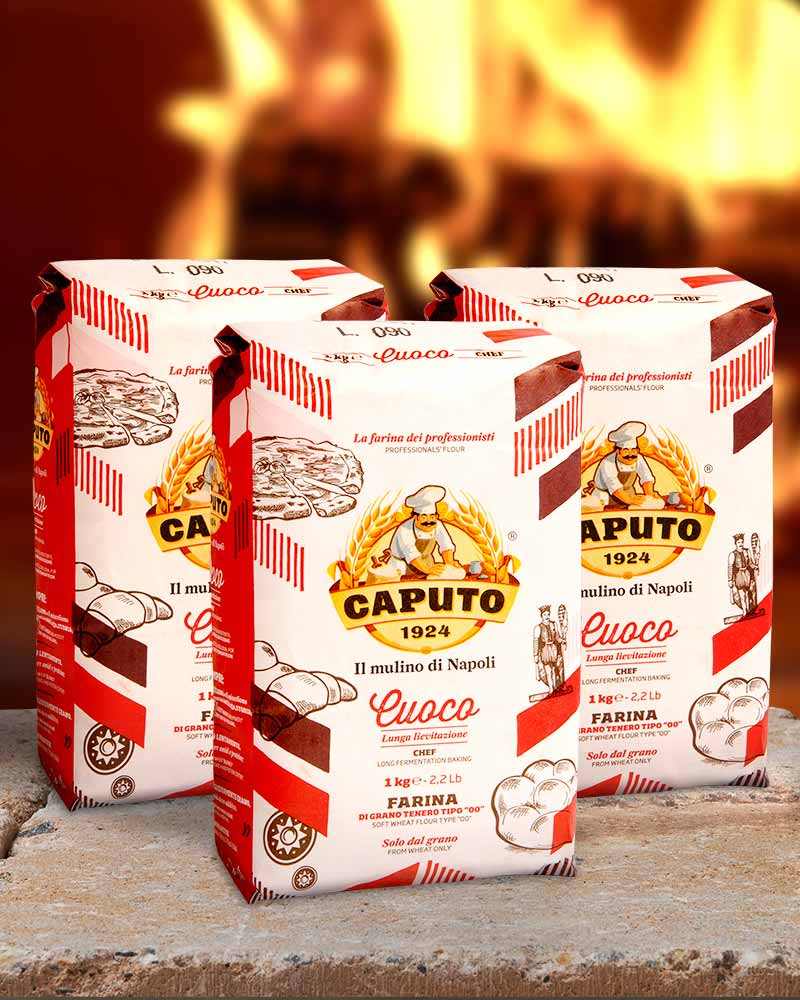Caputo Cuoco Farina 00 Pizza Chef 3x1kg Caputo Cuoco Farina 00 Pizza Chef 3x1kg