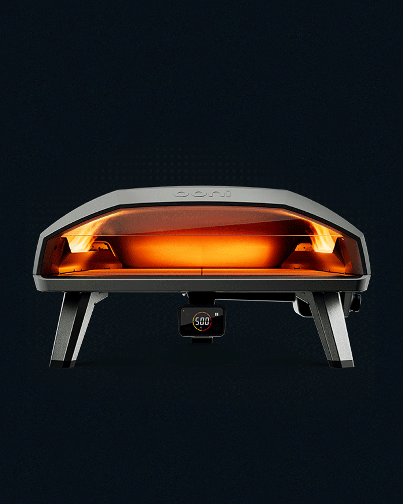 Ooni Koda 2 Max – Gas-Pizzaofen – mit passenden Accessoires arrangiert