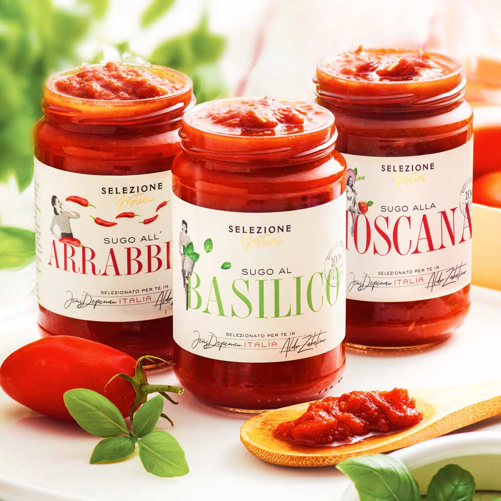 3x Original italienisches Sugo im Probierpaket