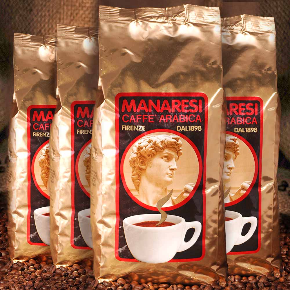 Sparset Espresso Oro, ganze Bohnen - 4 x 1 kg