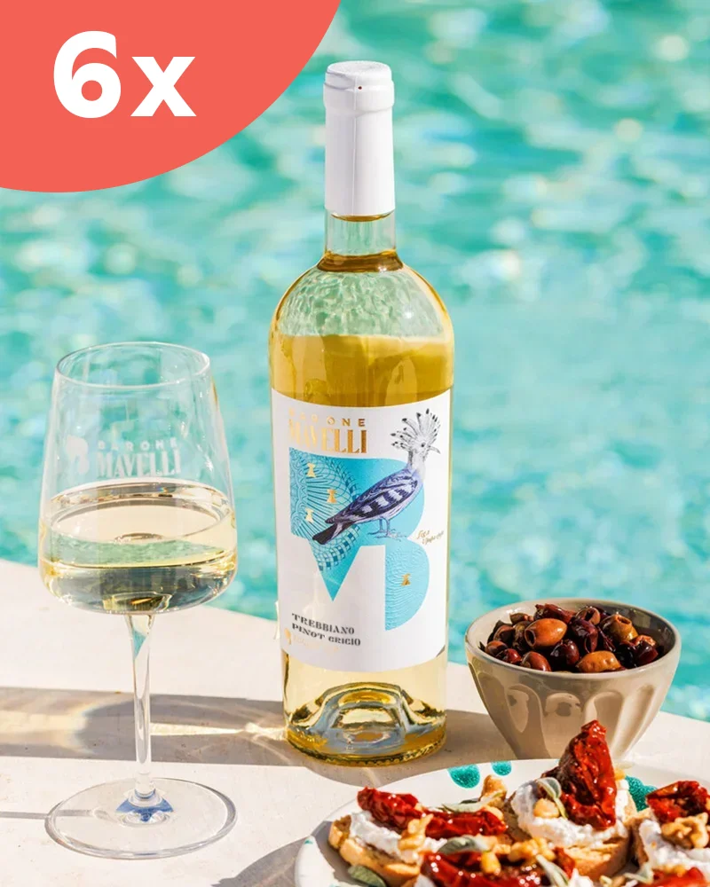 Trebbiano Pinot Grigio - Sparset 6 x 0,75 l Trebbiano Pinot Grigio - Sparset 6 x 0,75 l