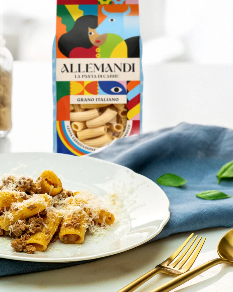 Rigatoni - Premiumpasta Rigatoni - Premiumpasta – ansprechend in Szene gesetzt