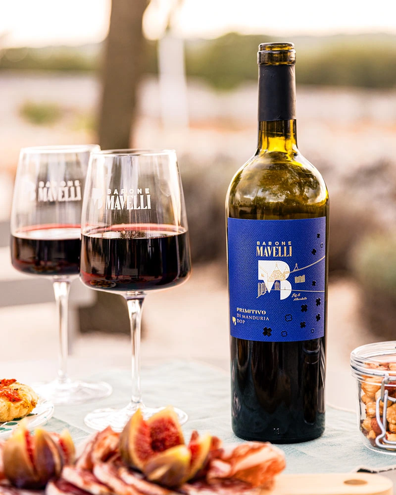 Primitivo di Manduria DOP – Testsieger Rotwein Primitivo di Manduria DOP – Testsieger Rotwein – ansprechend in Szene gesetzt