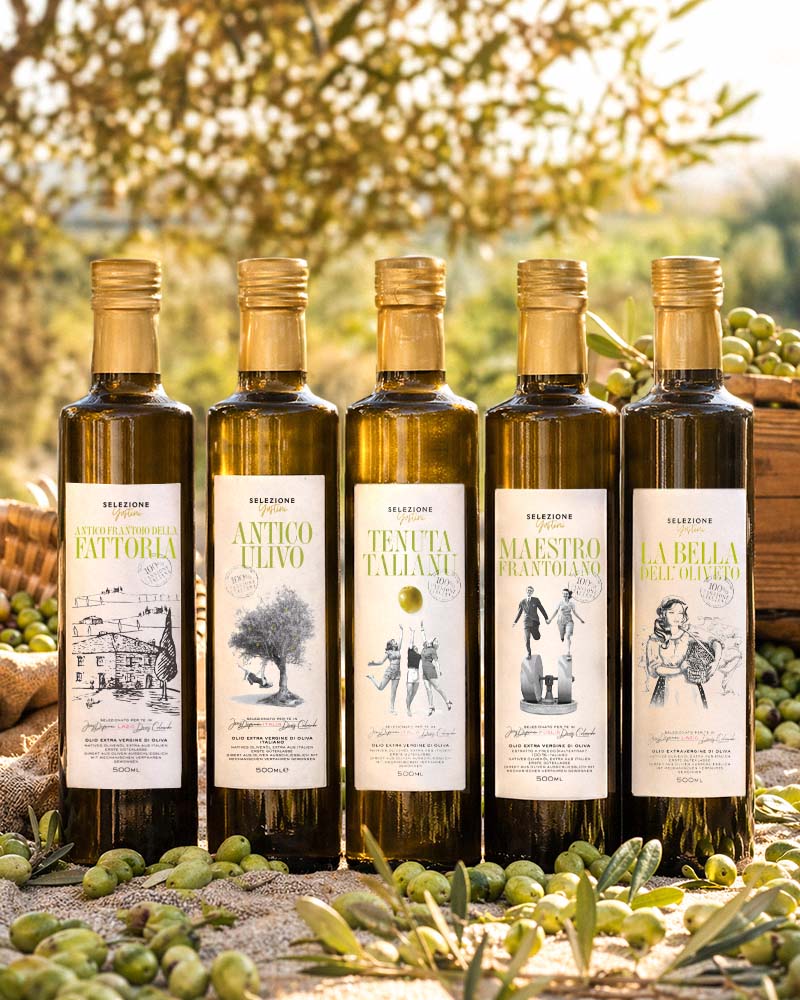 QUINTETTO OLEUM, Premium Olivenöl 5x