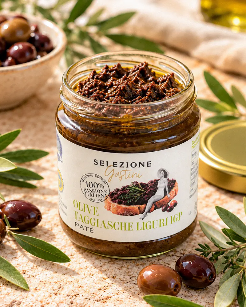 Taggiasca-Creme IGP - Olivenpaste aus Ligurien