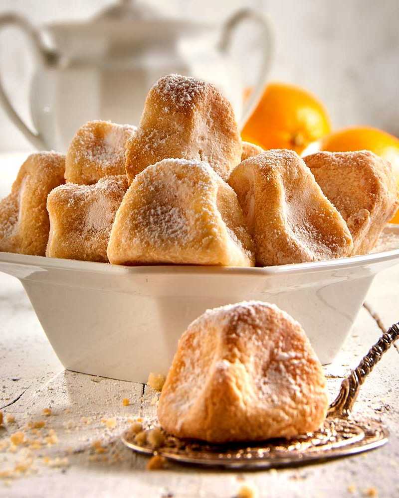 Amaretti morbidi all arancio 