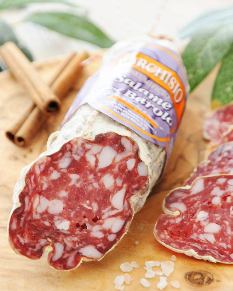 Salami mit Barolo-Rotwein