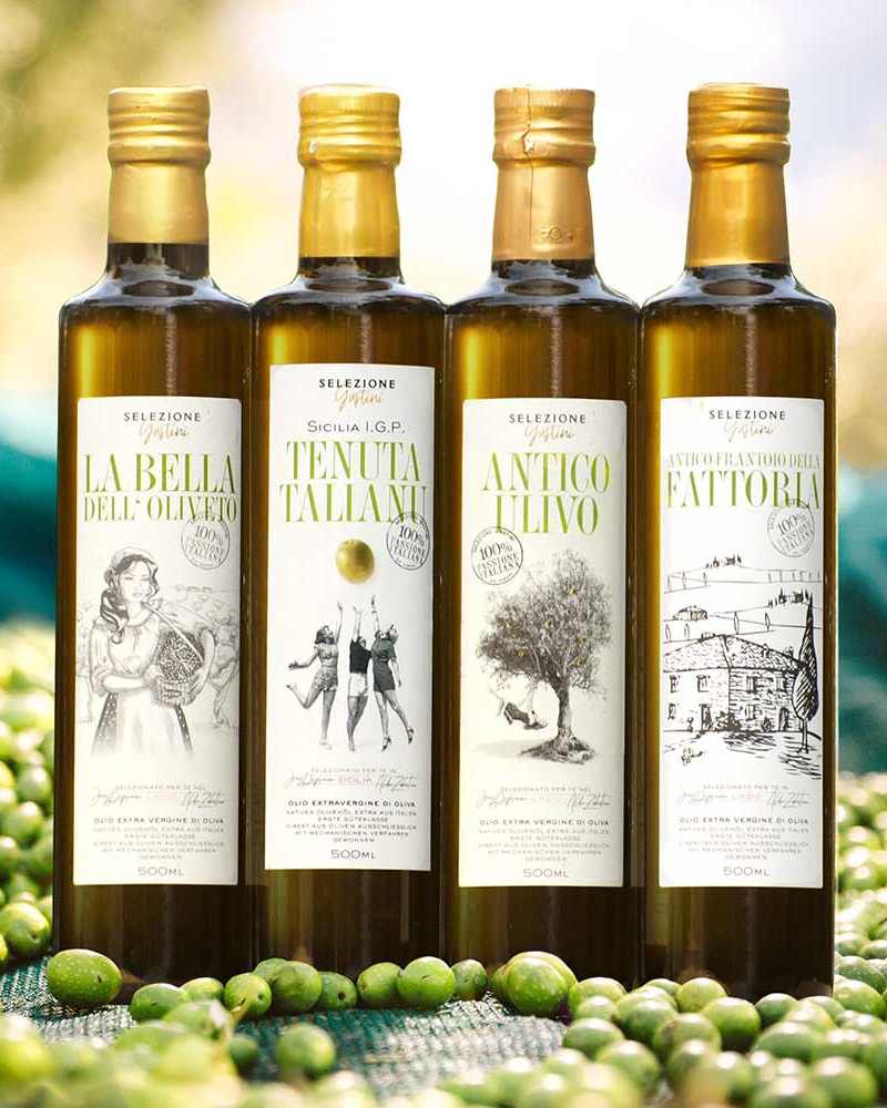QUARTETTO OLEUM, Premium Olivenöl 4x