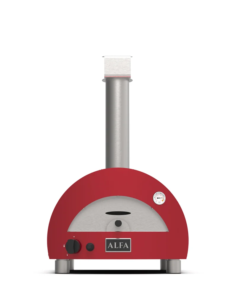 Alfa Forni Moderno Portable - mobiler Pizzaofen mit Gas, rot Alfa Forni Moderno Portable - mobiler Pizzaofen mit Gas, rot