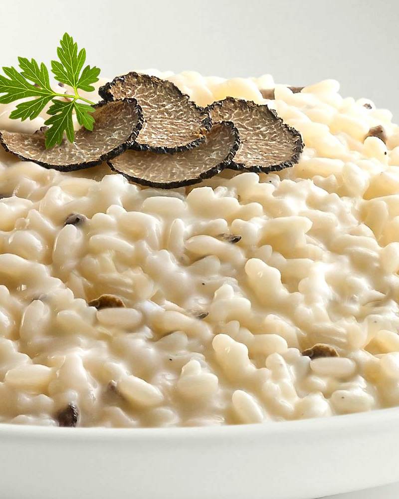 Risotto mit schwarzem Trüffel Risotto mit schwarzem Trüffel