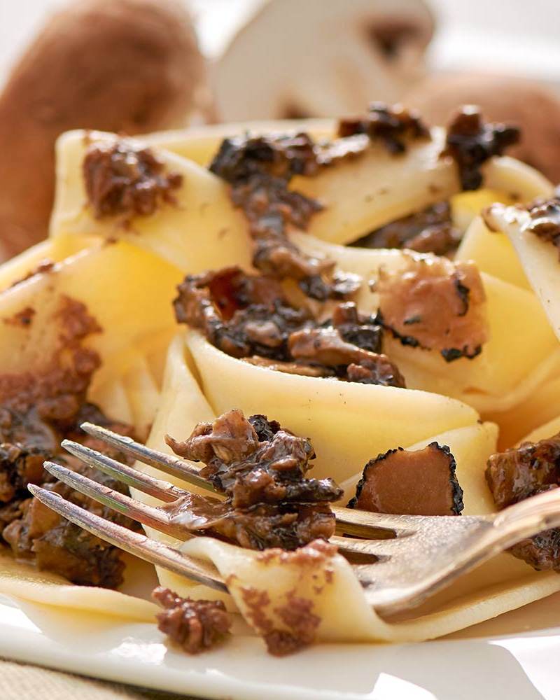 Trüffelpaste mit Pilzen Trüffelpaste mit Pilzen