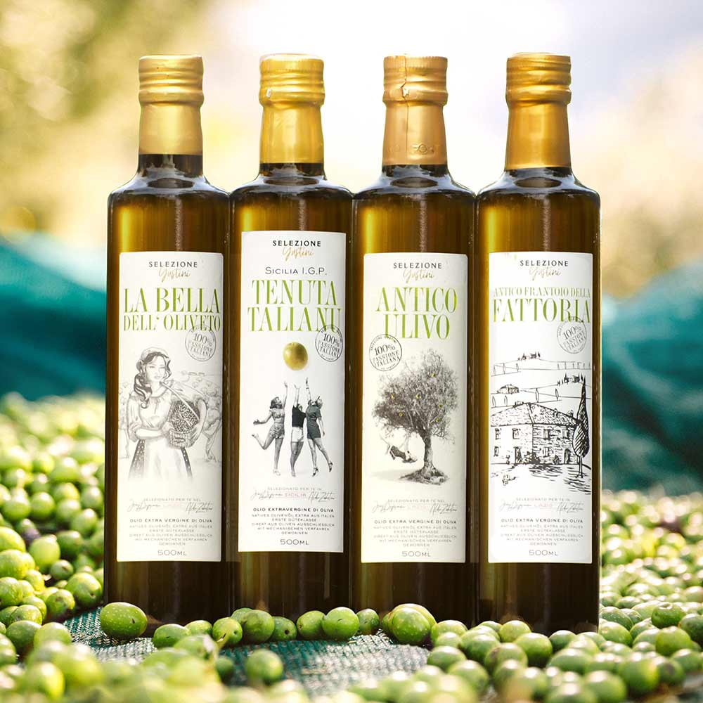 QUARTETTO OLEUM, Premium Olivenöl 4x
