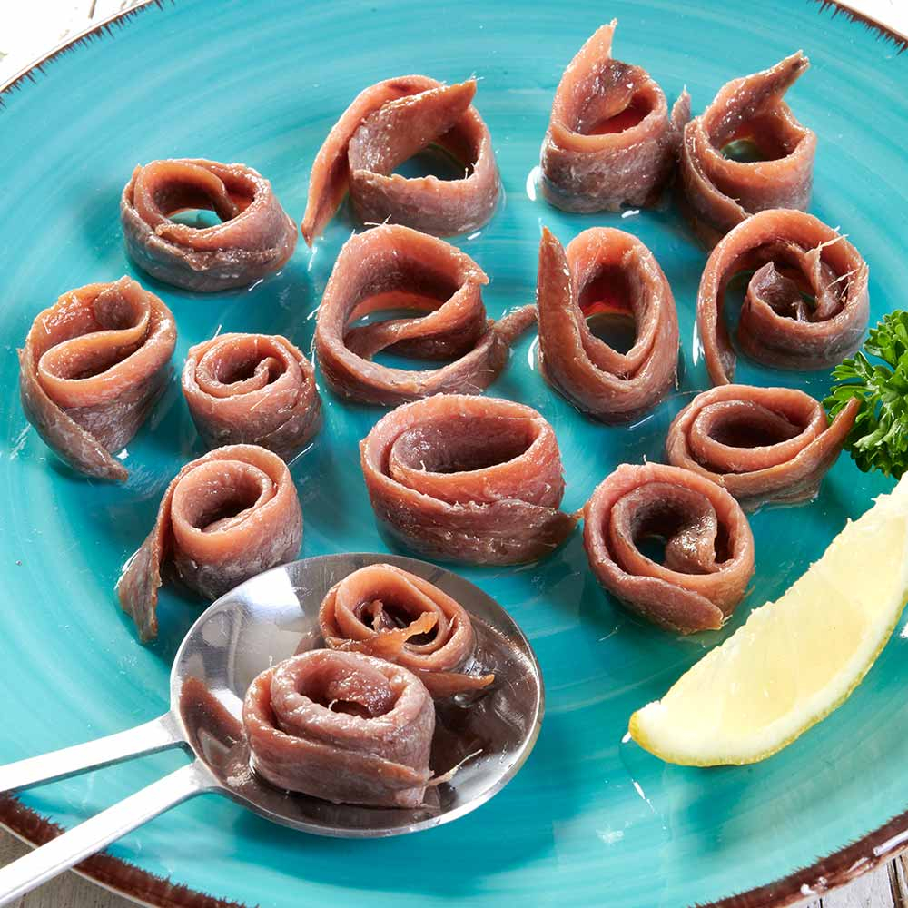Große Sardellenfilets - in Olivenöl 