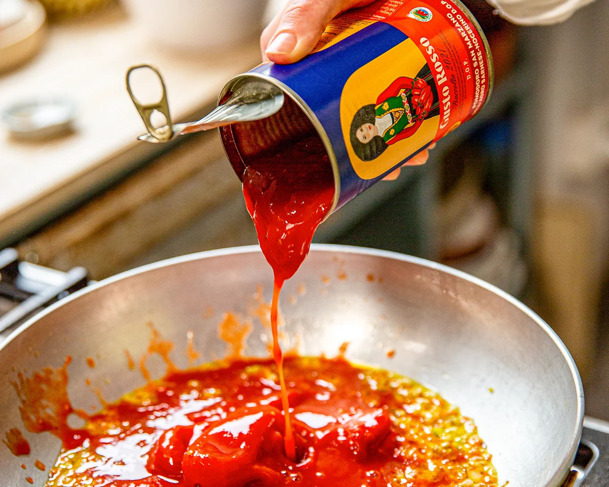 Sugo aus San-Marzano-Tomaten