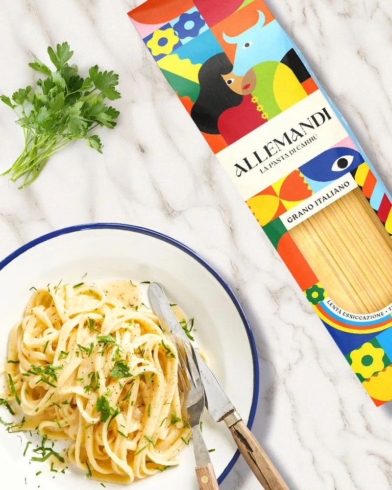Linguine - Premiumpasta – ansprechend in Szene gesetzt