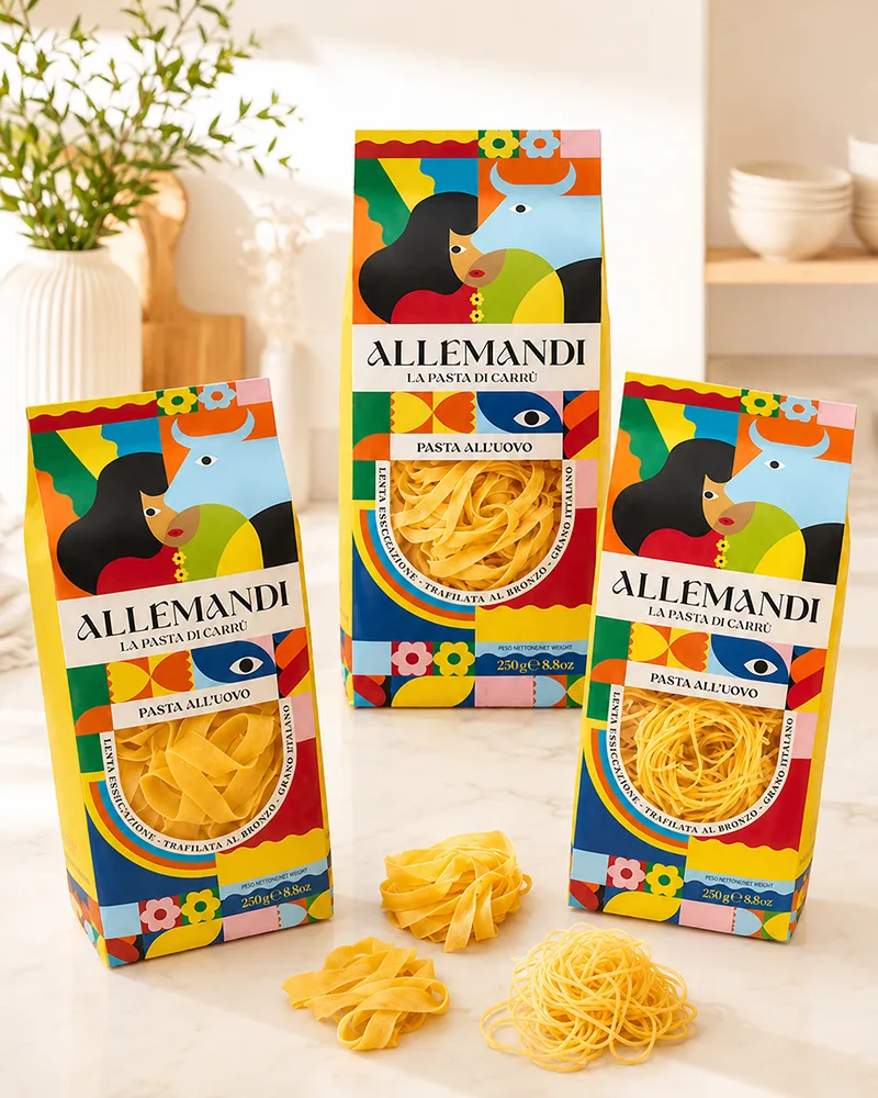 Probierset Allemandi Eierpasta 3x250g