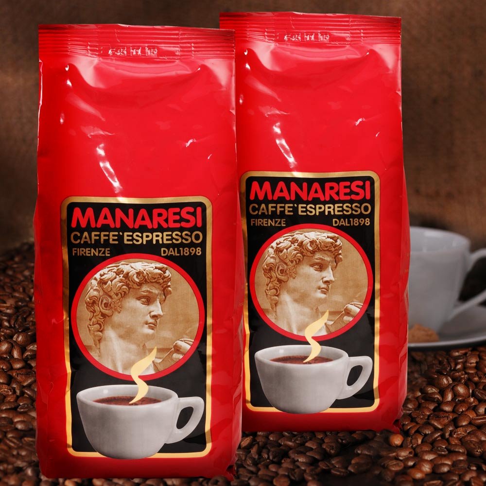 Sparset Espresso Rosso, ganze Bohnen - 2 x 1 kg