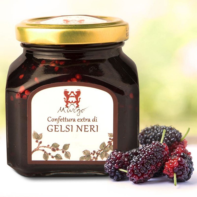 Sizilianische Konfiture Aus Schwarzen Maulbeeren Gustini Feinkost