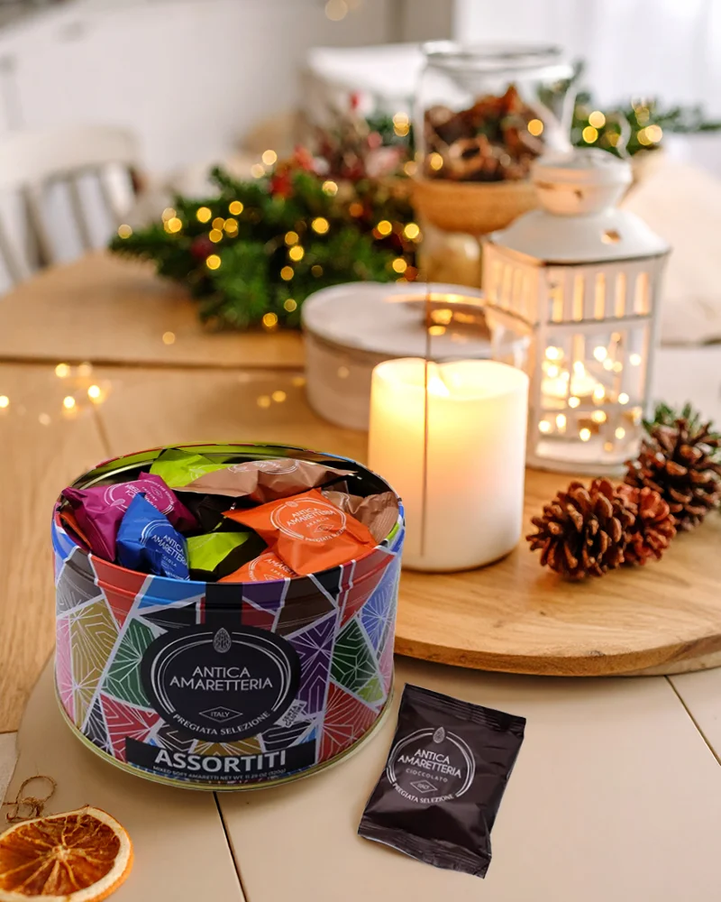 Amaretti-Mix - große Geschenkdose Amaretti-Mix - große Geschenkdose