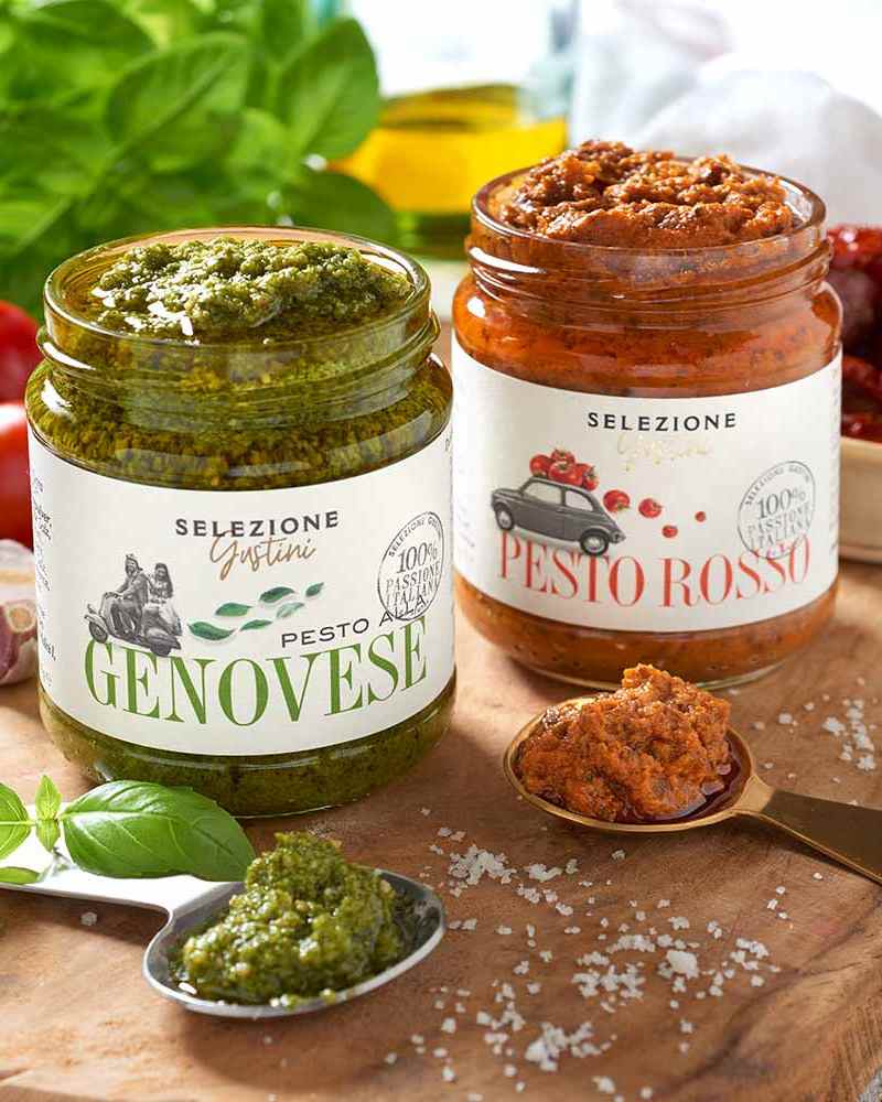 Italienisches Pesto Probierpaket - 2er Set Italienisches Pesto Probierpaket - 2er Set