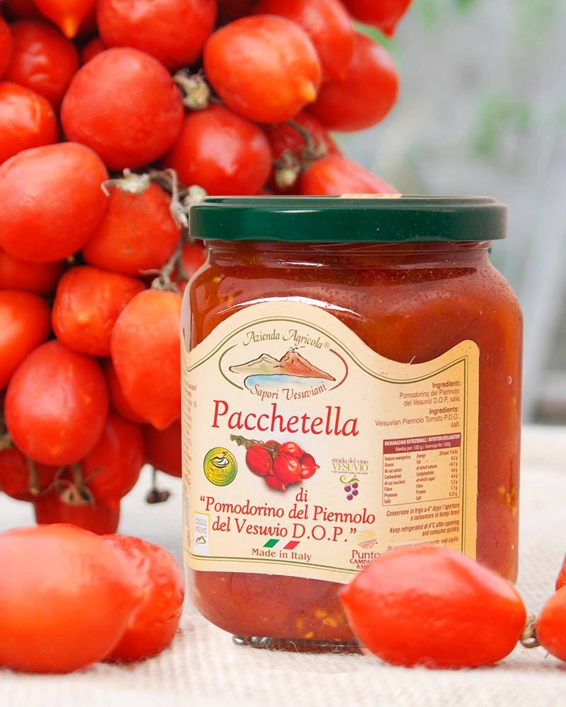 Piennolo Tomaten DOP - geschnitten Piennolo Tomaten DOP - geschnitten