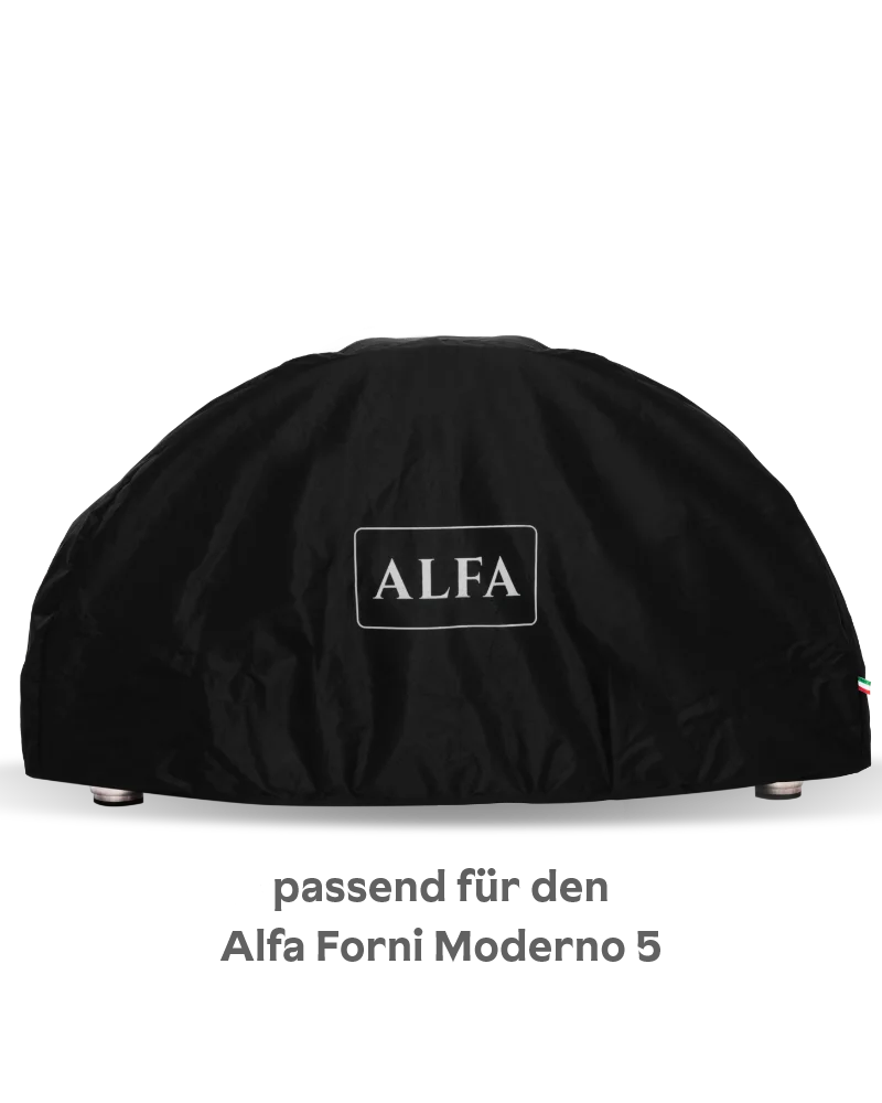 Abdeckhaube für Pizzaofen Alfa Forni Moderno 5 – ansprechend in Szene gesetzt