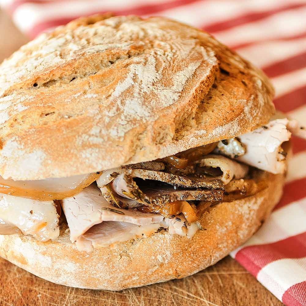 Porchetta - Aufschnitt